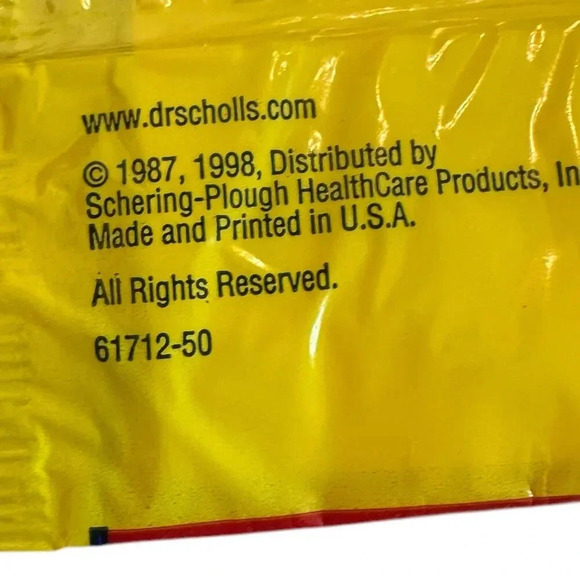 Dr. Scholl's Callus Cushions Remover Foot Care Discontinued 1998 NIB NEW Sealed - Picture 5 of 5